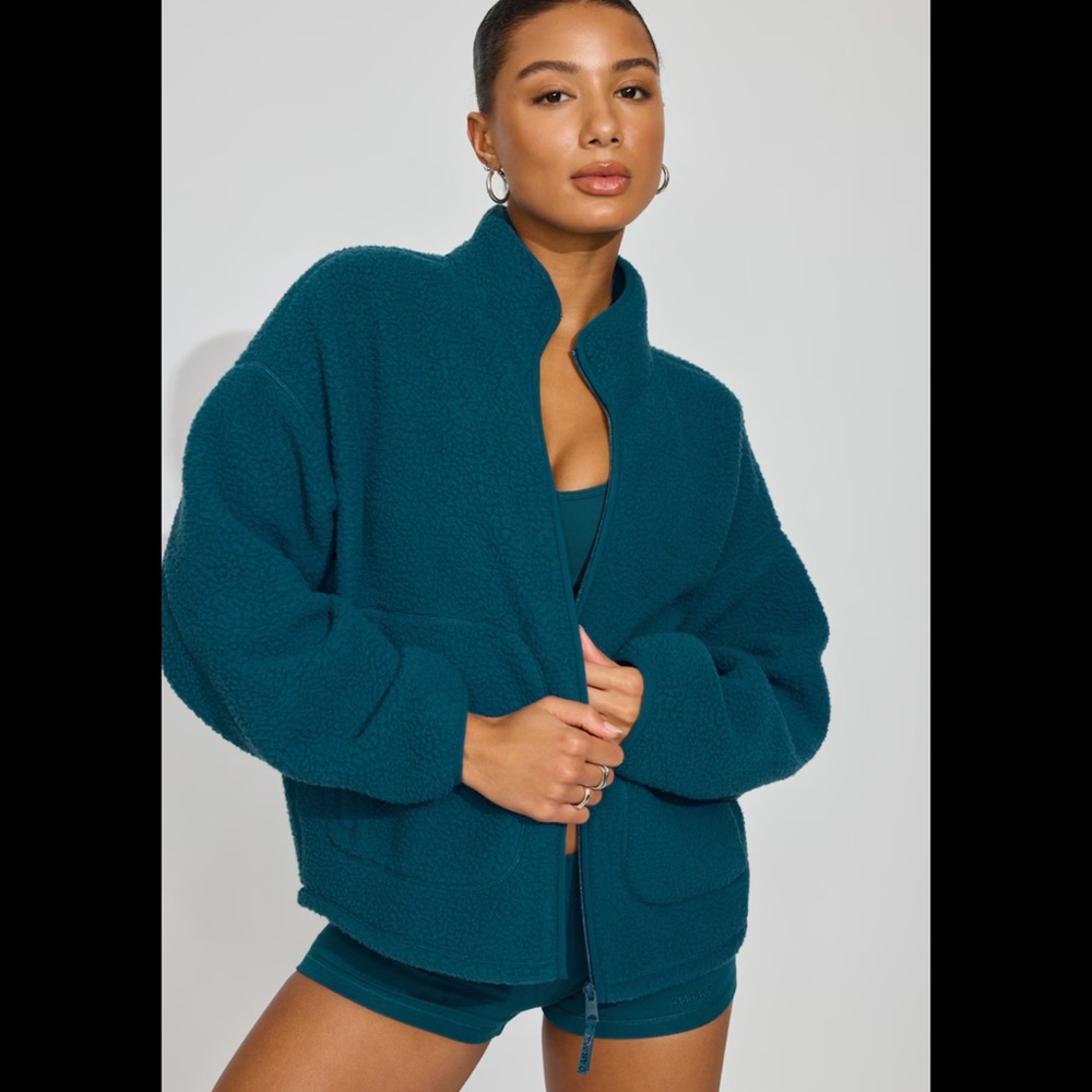 Garage - Sherpa Fleece Full Zip Jacket